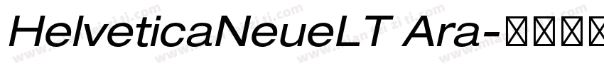 HelveticaNeueLT Ara字体转换